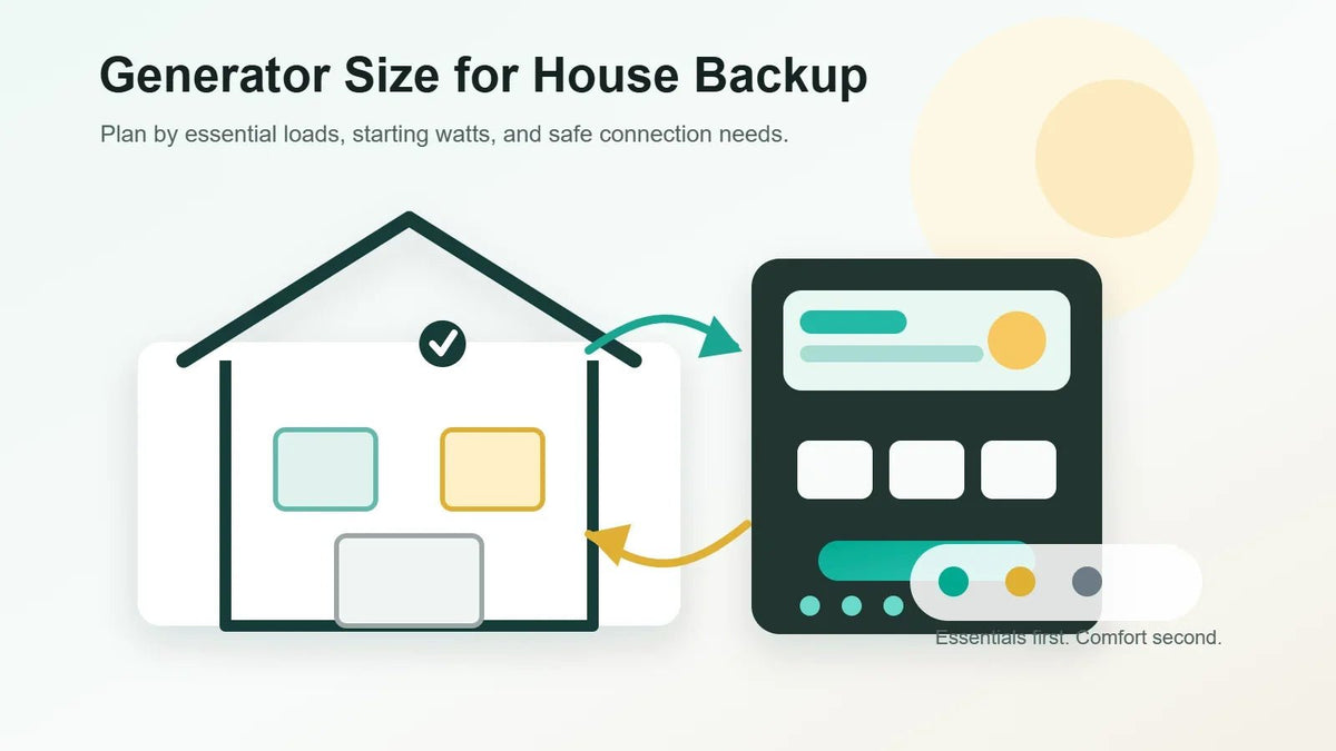 Generator Size for House Backup - ABOK