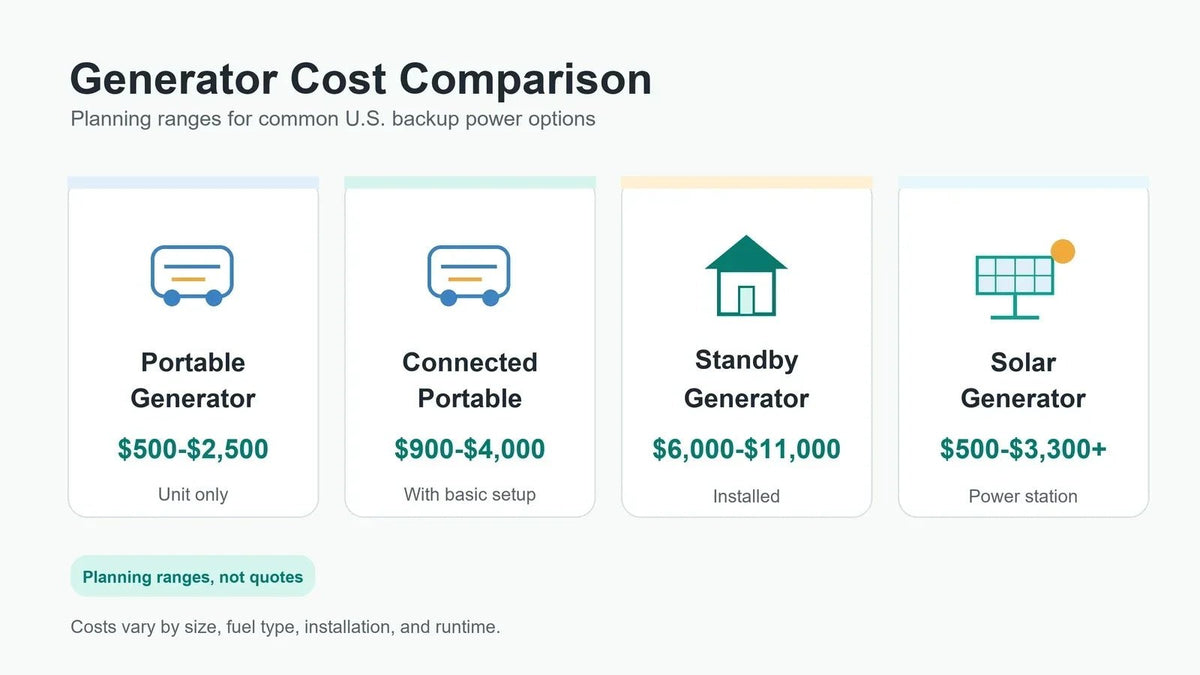 How Much Does a Generator Cost? A Practical 2026 Price Guide - ABOK