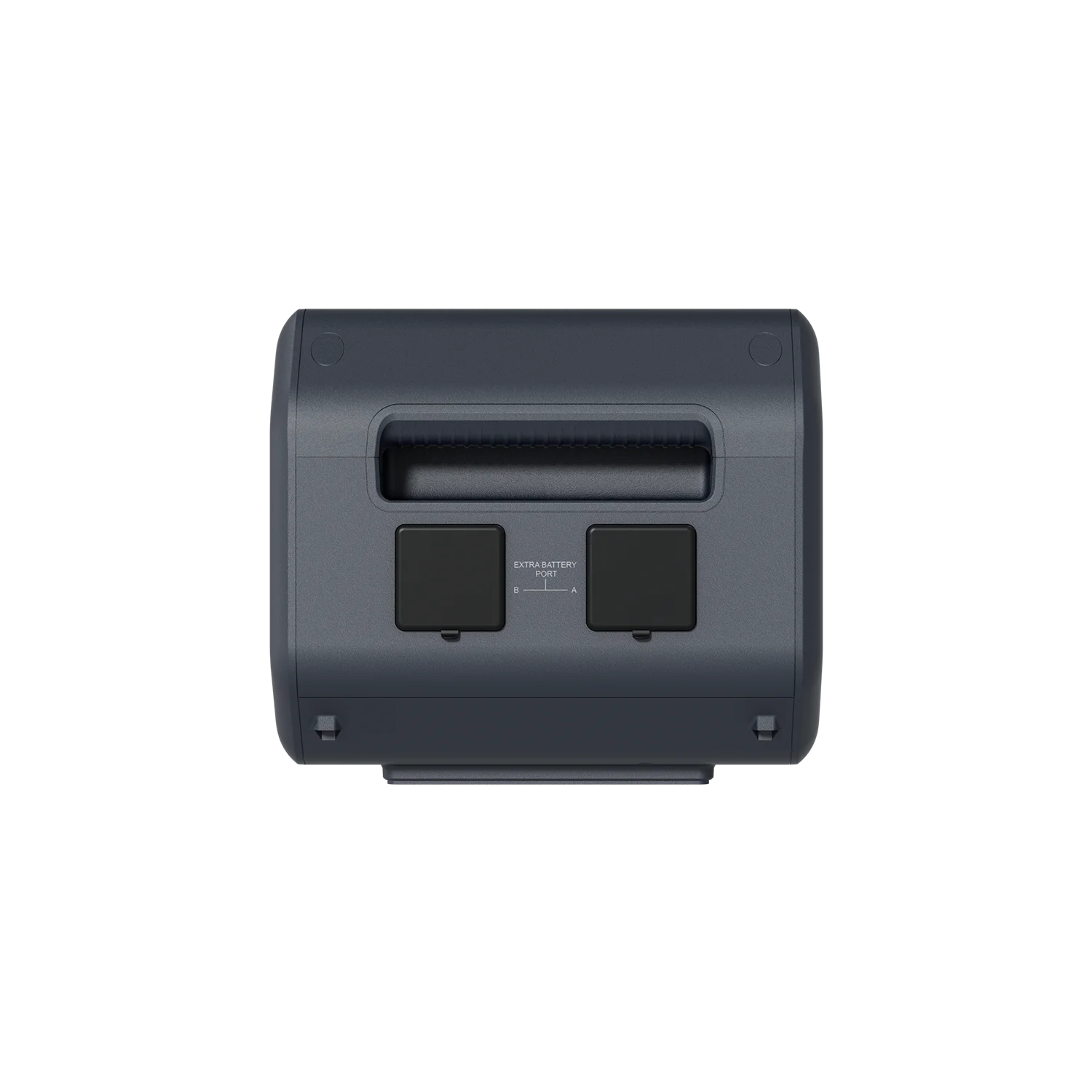 ABOK Ark2500 side product render of the extra battery showing two covered connection ports and carry handle