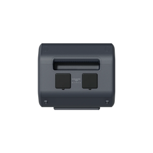 ABOK Ark2500 side product render of the extra battery showing two covered connection ports and carry handle